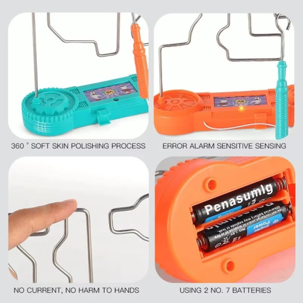 Bump Maze, Montessori Toy Electric Wire Maze Roller Game Touch Maze Puzzle Toy Collision Game Education Concentration Toy (random Color)