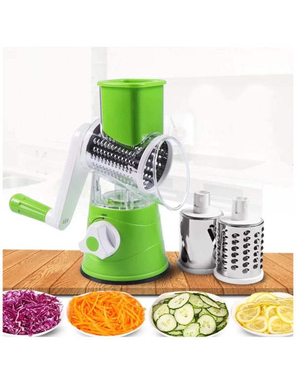 Tabletop Drum Grater | Manual Vegetable Cutter (random Color)