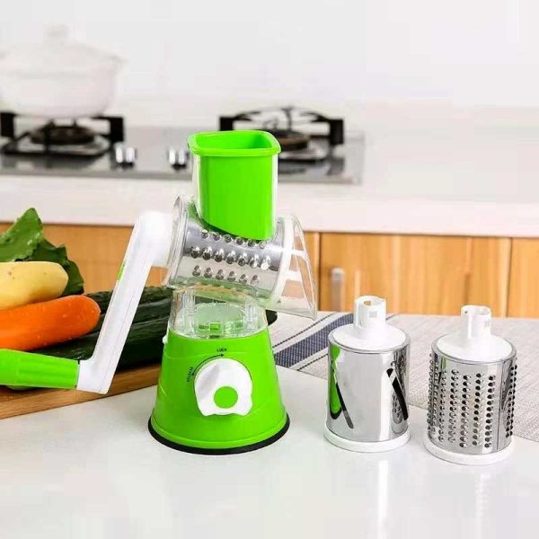 Tabletop Drum Grater | Manual Vegetable Cutter (random Color)