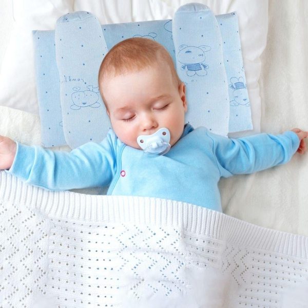 Shaping Baby Pillow – Baby Pillow Sleep Positioner New Bedding Neck Support Kids Anti Roll Pillow(random Colors)