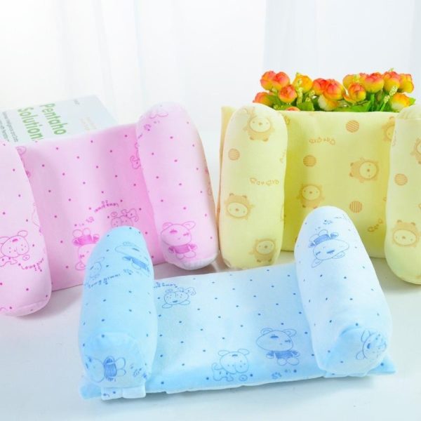 Shaping Baby Pillow – Baby Pillow Sleep Positioner New Bedding Neck Support Kids Anti Roll Pillow(random Colors)