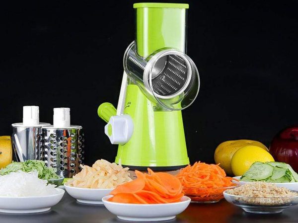 Tabletop Drum Grater | Manual Vegetable Cutter (random Color)
